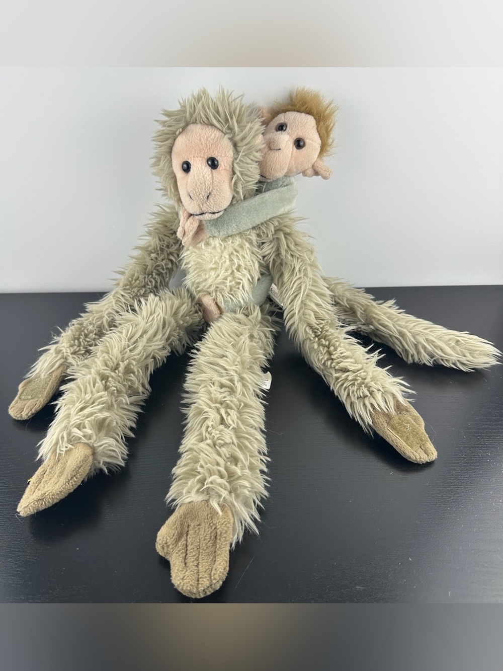 Wild Republic Rare K&M Hanging Monkeys 17” Plush Monkey Hands Feet Attach Detach